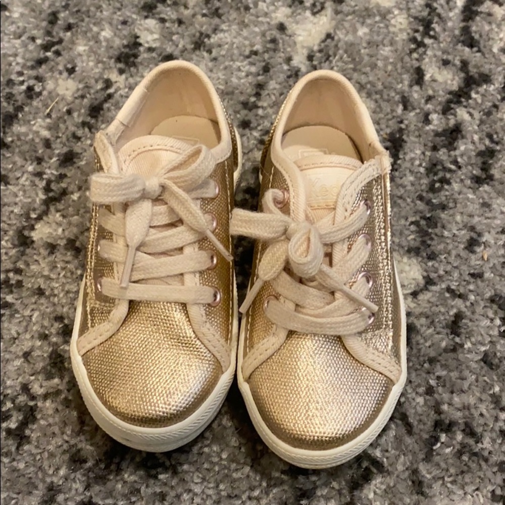 Keds Kickstart Sneaker- Rose Gold (toddler)